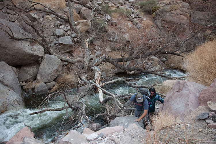 Crossing the Owens River