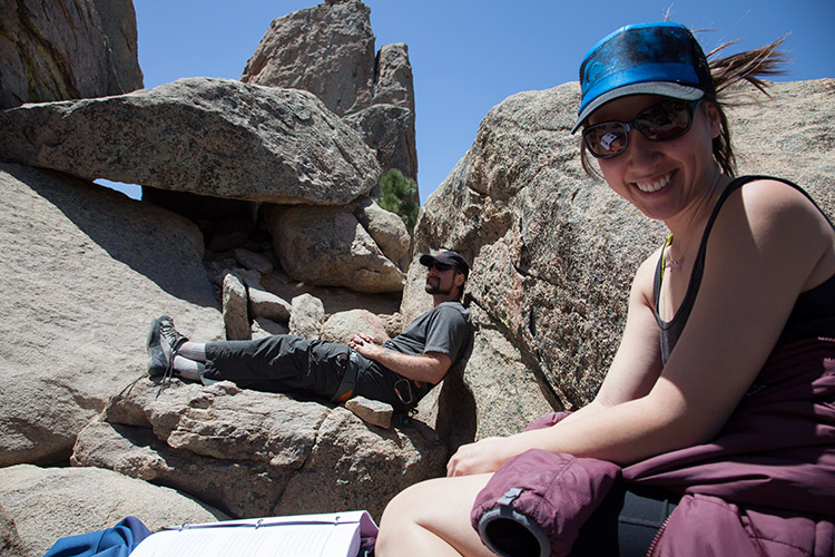 Jasmine & Anthony relaxing on Skyy Slab